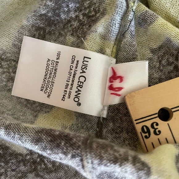 NWOT Luisa Cerano Knit Top Size 4 - Picture 7 of 7